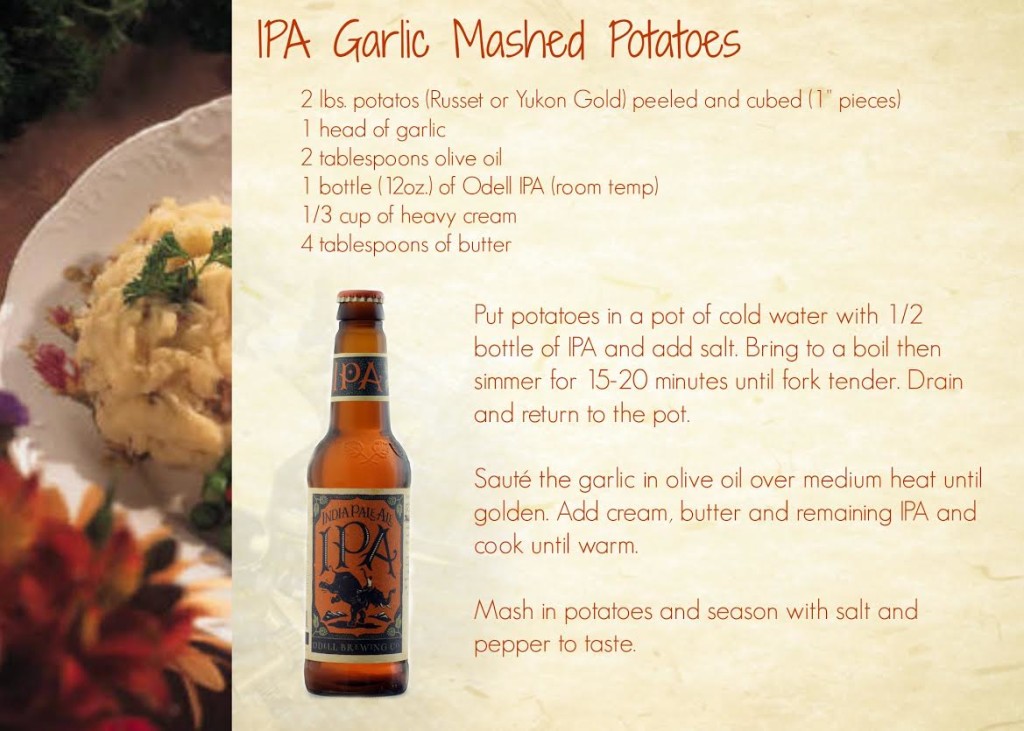 IPA mashed potatoes