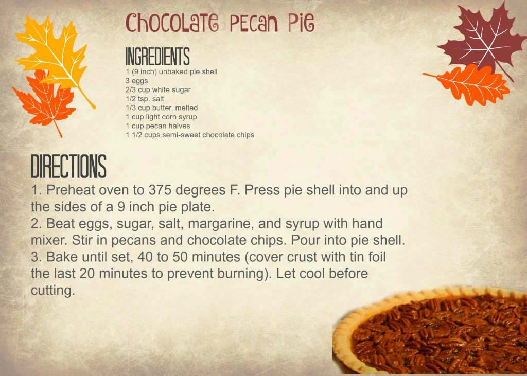 Chocolate pecan pie