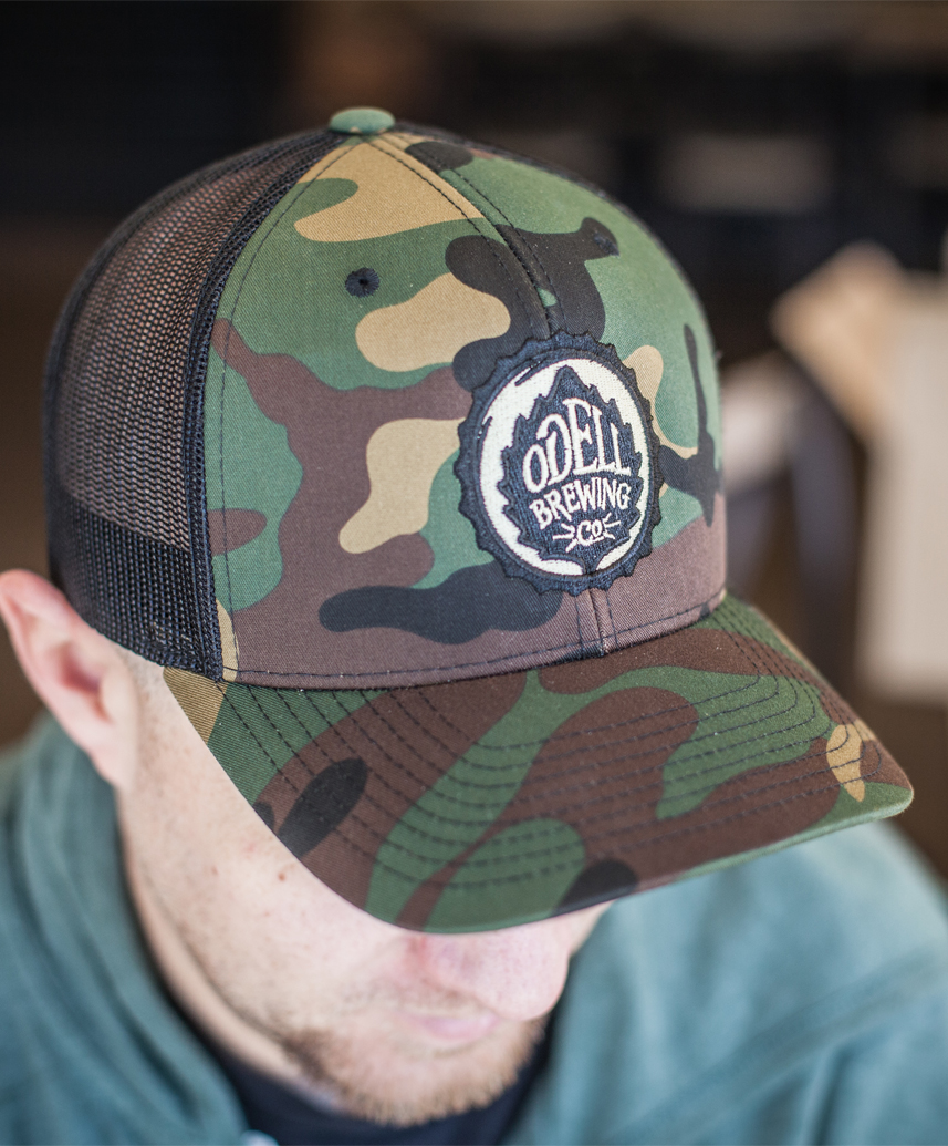 camo mesh hat