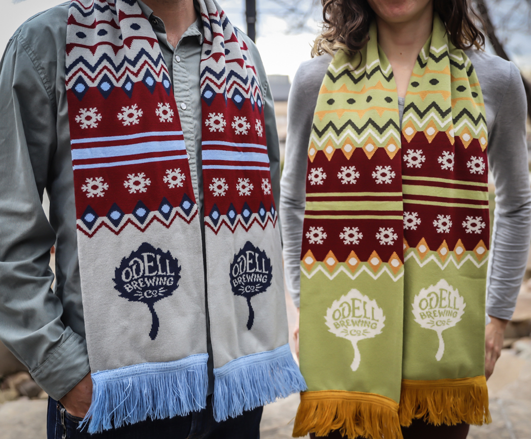 custom knit scarves
