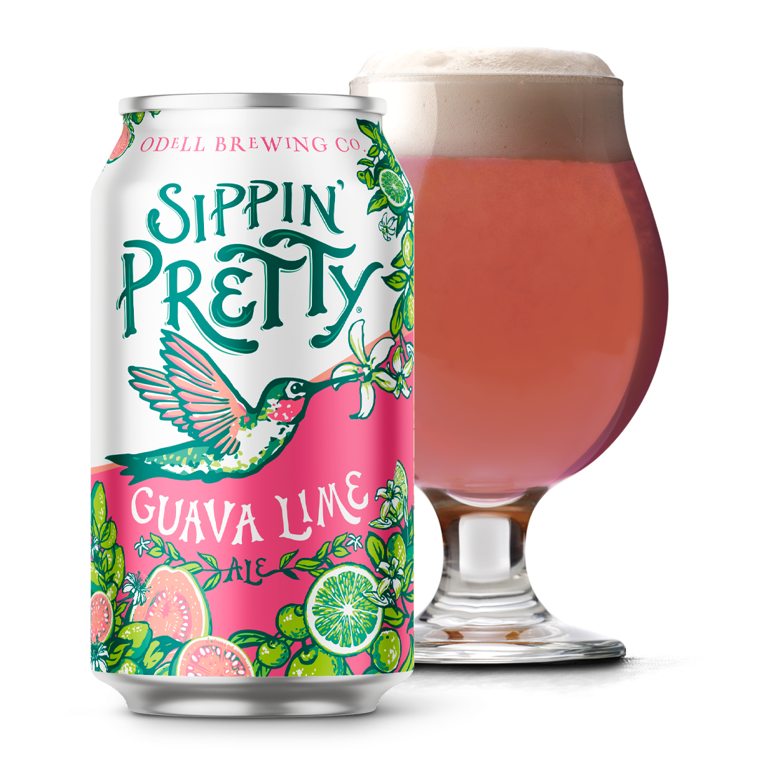 Sippin Pretty beer cand and pour