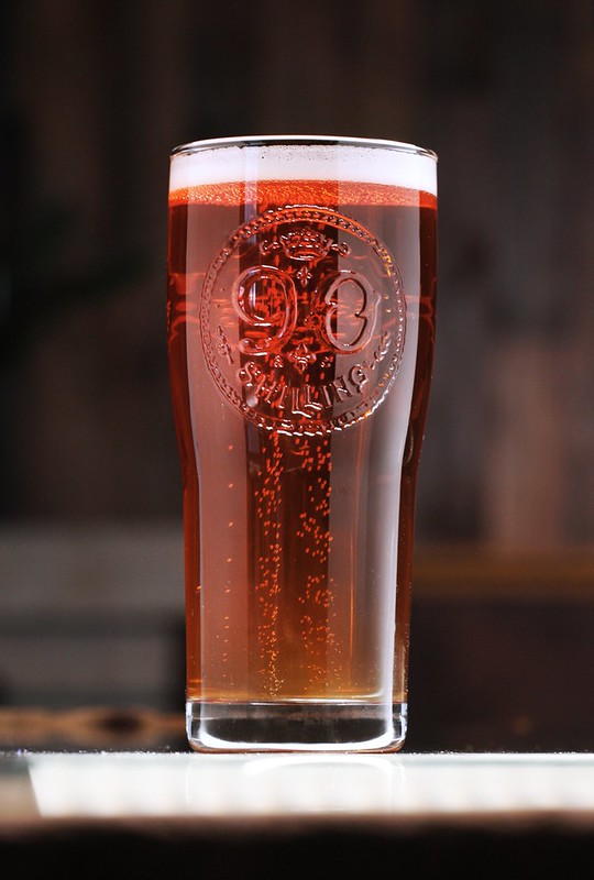 embossed 90 shilling glass